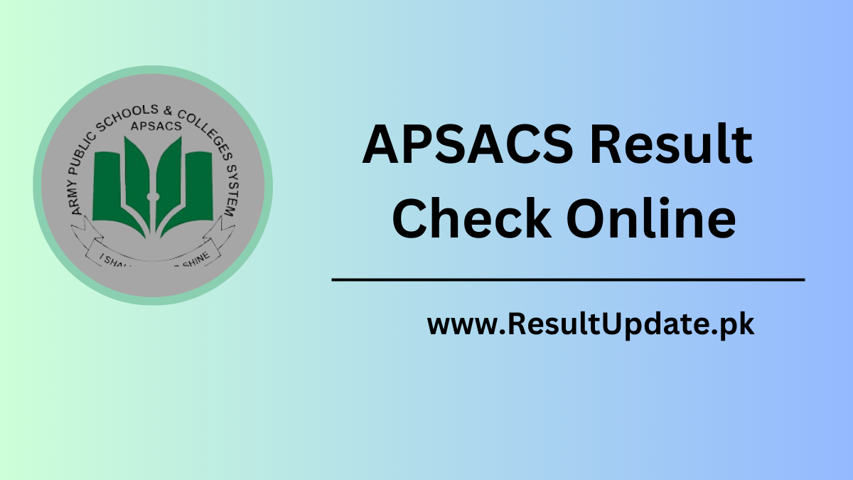 APSACS Result Check Online