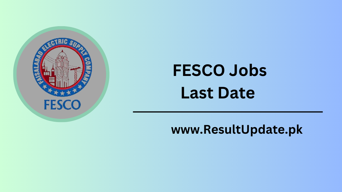 FESCO Jobs Last Date