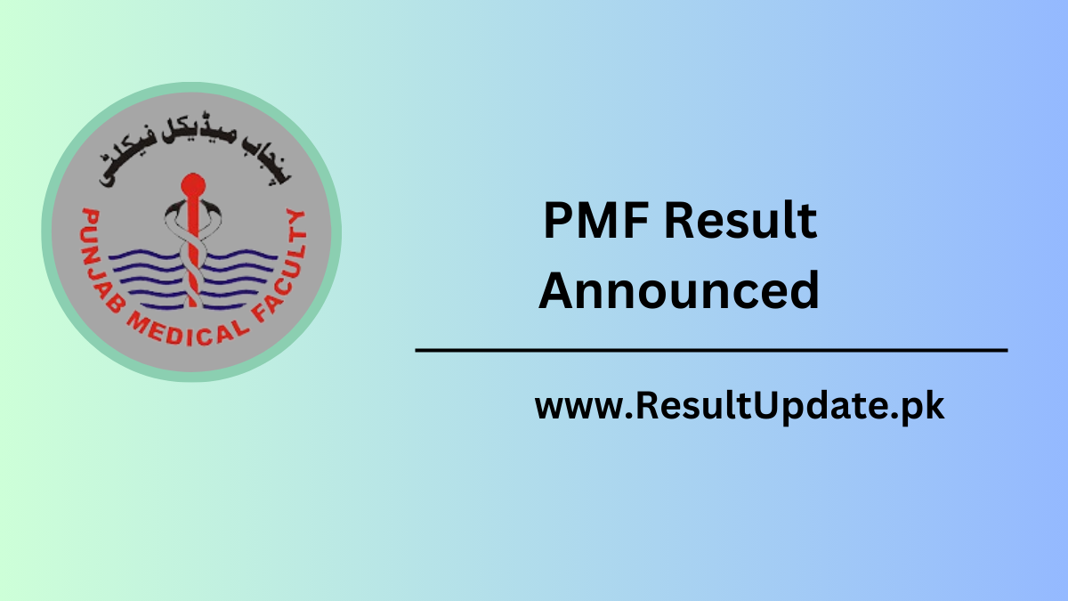 PMF Result Announced