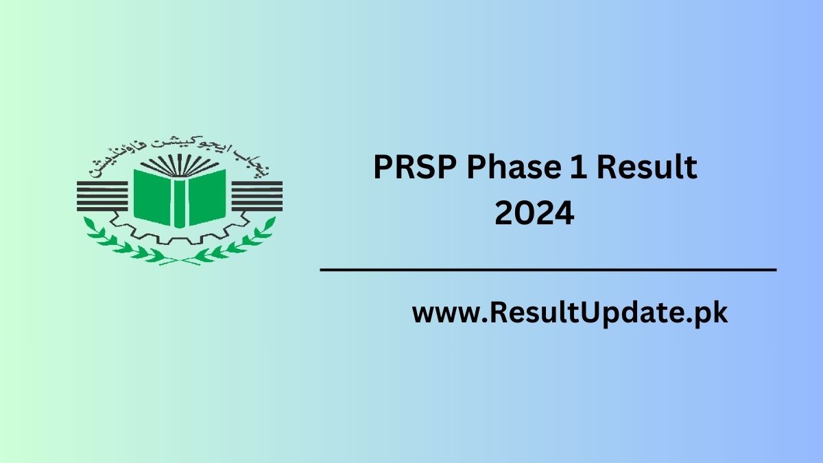 PRSP Phase 1 Result 2024